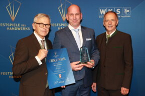 Biros Krisztian bei der Verleihung des Salzburger Handwerkpreises